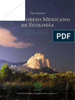 VII Congreso Mexicano de Ecología - 2019