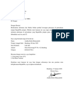 Surat Lamaran Kerja Andika PDF