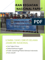 Laporan Kegiatan Jambore Nasional PAPKI Bogor 2019