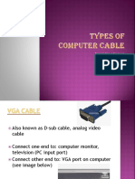 Types of Computer Cable