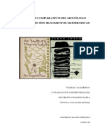 Análisis Comparativo Del Monólogo Interior de Dos Fragmentos Modernistas Por Vanessa Palomo Berjaga PDF