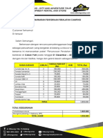 Penawaran Penyewaan Peralatan Camping Diftha