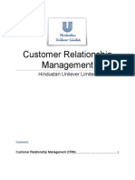 Customer Relationship Management: Hindustan Unilever Limited