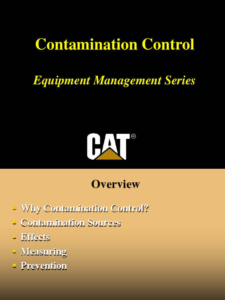 Contamination Control Overview | PDF | Bearing (Mechanical) | Filtration
