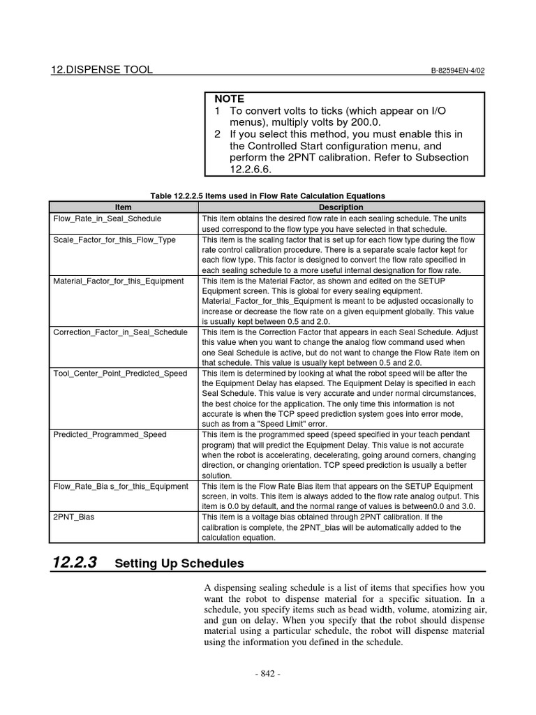 Dispense Tool Setup and Calibration Guide | PDF | Flow Measurement ...