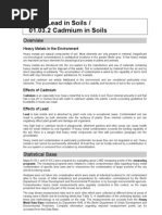 Download Lead and Cadmium in Soils by thinhoanh SN44569074 doc pdf