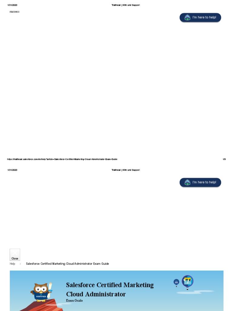 Marketing-Cloud-Administrator Lernressourcen