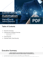 Cybersecurity Automation Sector Analysis PDF