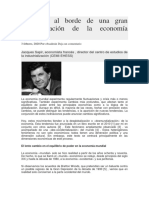 Estamos al borde de una gran transformación de la economía global