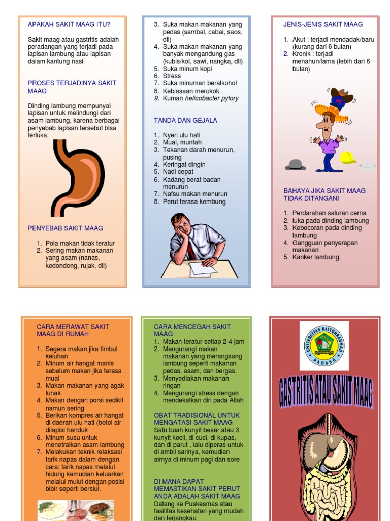Leaflet Gastritis Pdf