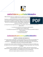 Control Interno de Auditoria Informatica