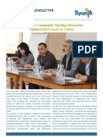 Syunik NGO Newsletter Issue 35