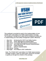 IFSQN SQF 8 & FSMA Food Safety Management System Implementation Workbook Sample