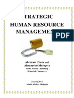 Strategic Human Resource Management - (MHRM 612-2) PDF