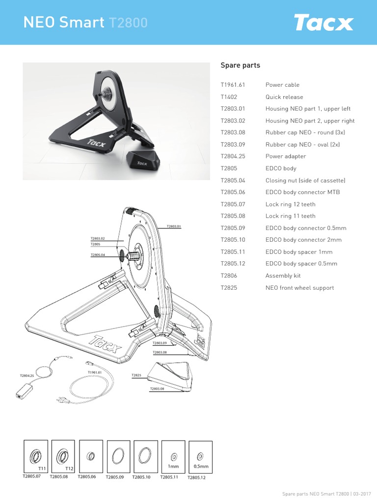 T2800 Tacx 0217 PDF | Manufactured Goods