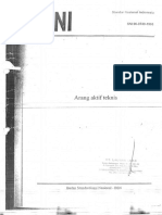 Arang Aktif Teknis - SNI 06-3730-1995 