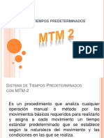 6.3. Metodos y Tiempos MTM-2