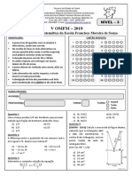 V OMFM - Prova - Nivel 3 - 2019