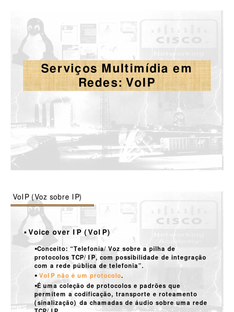 VoIP PDF | PDF | Voz sobre IP (VoIP) | Protocolo de início de sessão (SIP)