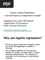 Introduction To Logistic Regression