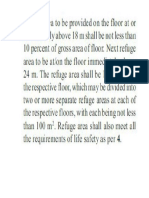 REFUGE AREA NORMS