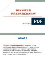 DISASTER PREPAREDNESS Ran