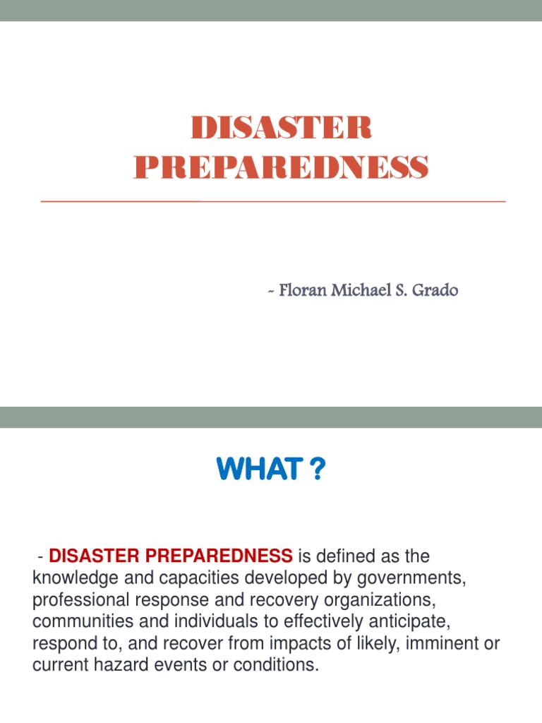 Essential Guide to Disaster Preparedness | PDF | Emergency Management ...