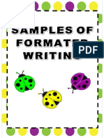 Sample of Formated Writing PDF