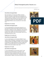 Rugăciuni Către Sfinţii Arhangheli Pentru Fiecare Zi A Săptămânii PDF