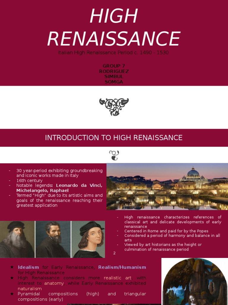 High Renaissance Art & Architecture | PDF | Michelangelo | Raphael