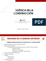 2019 - I - Logística en La Construcción - Sesión 11