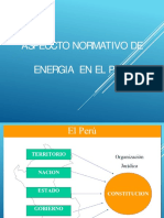 31A.-ASPECTO NORMATIVO DE ENERGÍA EN EL PERU
