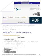 Prevención y Extinción de Incendios