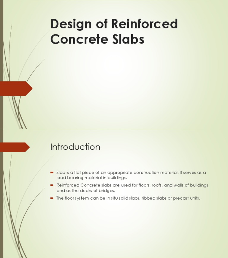 Design of Reinforced Concrete Slabs PDF