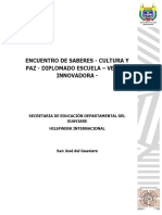 Segunda Ficha Metodológica Cultura y Paz Reincorporaciòn