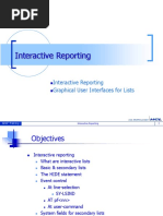 Interactive Reports