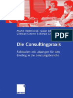 Die Consultingpraxis (Hartenstein2009 Book)