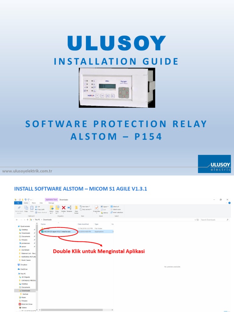 Panduan Instalasi Micom S1 Agile | PDF