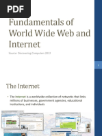 Fundamentals of World Wide Web and Internet