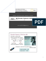 Pressão Potência Intensidade dB