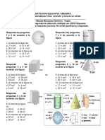 Taller Area y Volumen de Solido