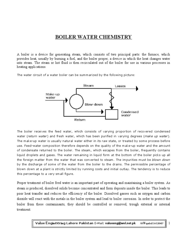 Boiler Water Chemistry Overview | PDF | Corrosion | Sodium Carbonate