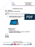 Cotizacion ABG Nº005 - QMEDICAL 2 en 1 Core I5