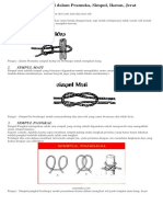 21 Tali Temali Dalam Pramuka, Simpul, Ikatan, Jerat