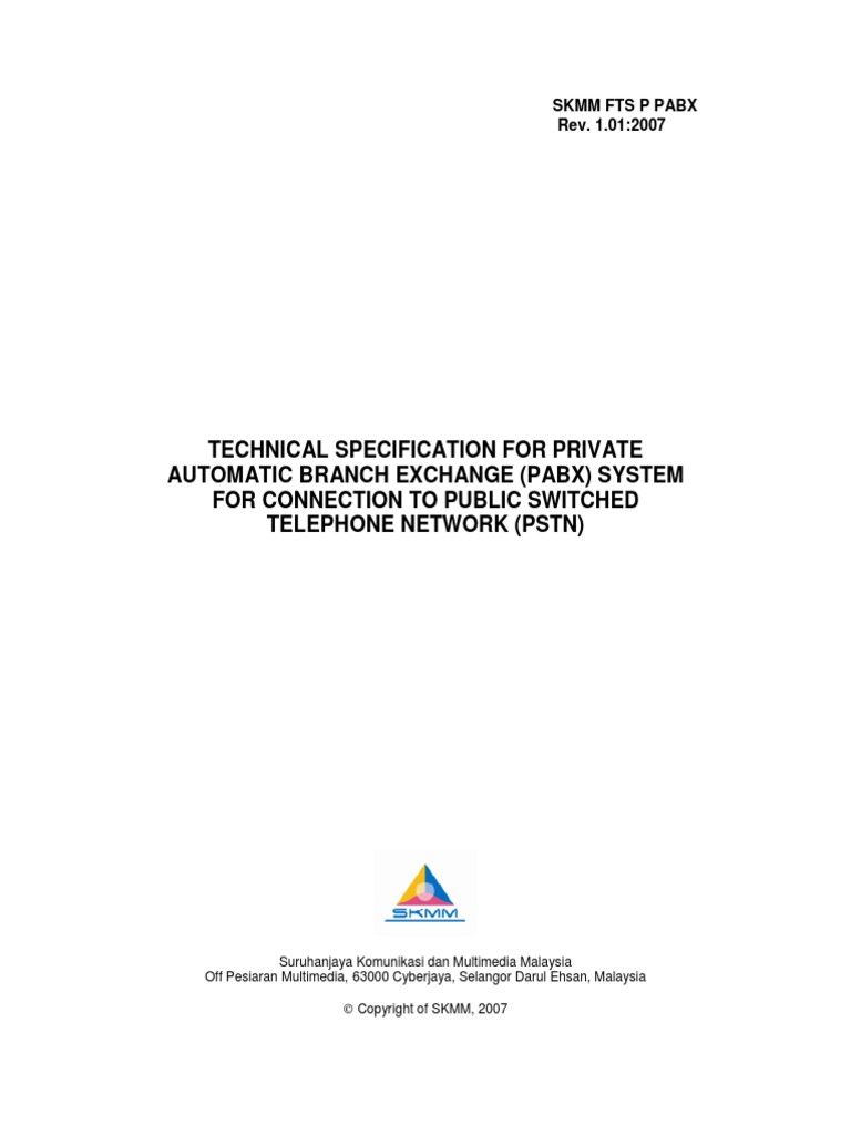 FTS Pabx 1 PDF | PDF | Ac Power Plugs And Sockets | Mains Electricity