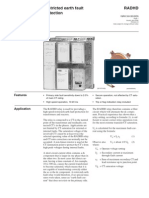 Restricted earth fault protection relay technical data