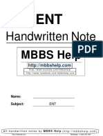 ENT Notes