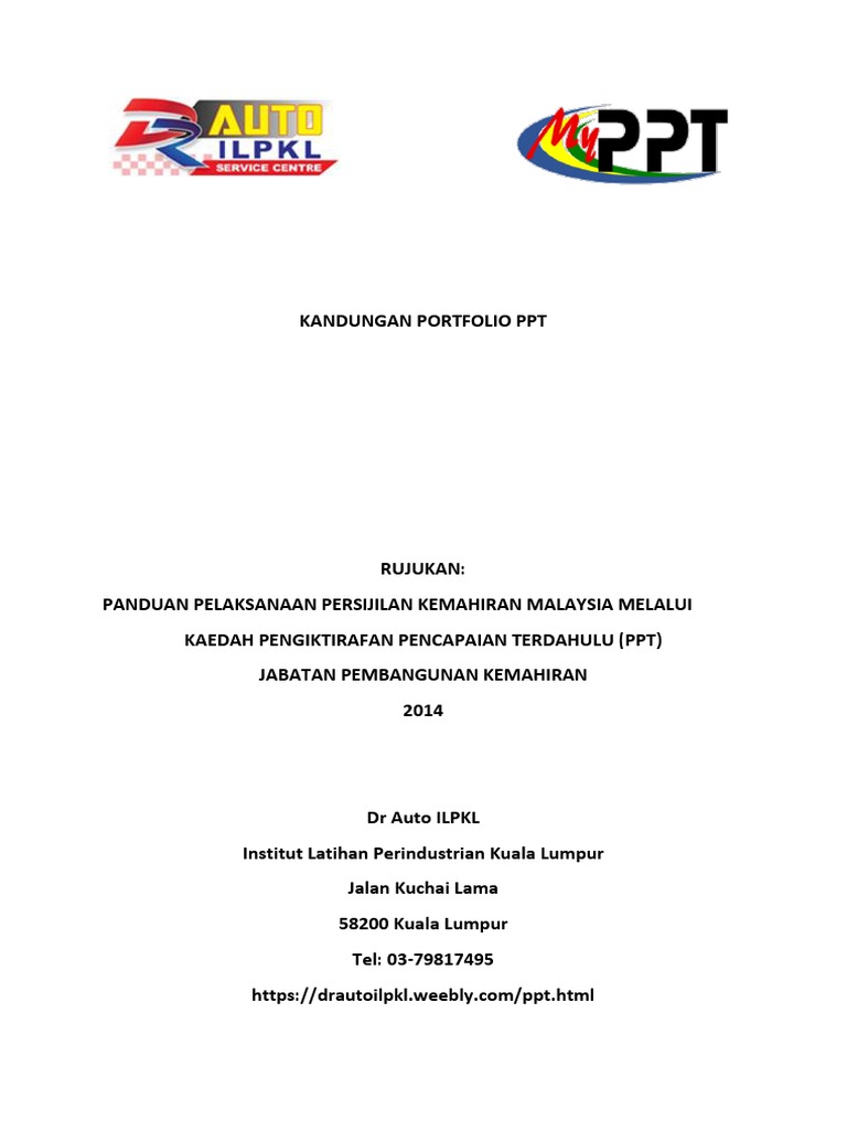 07 Cara Membangunkan Portfolio Ppt Step By Step Dr Auto Ilpkl Pdf