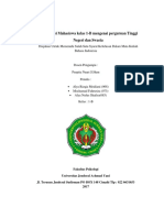 KTI Bahasa Indoensia (Persepsi Mahasiswa Kelas 1-b Mengenai Perguran Tinggi Negeri Dan Swasta)