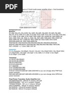 Below The Circuit Diagram of Yiroshi Audio Power Amplifier Driver